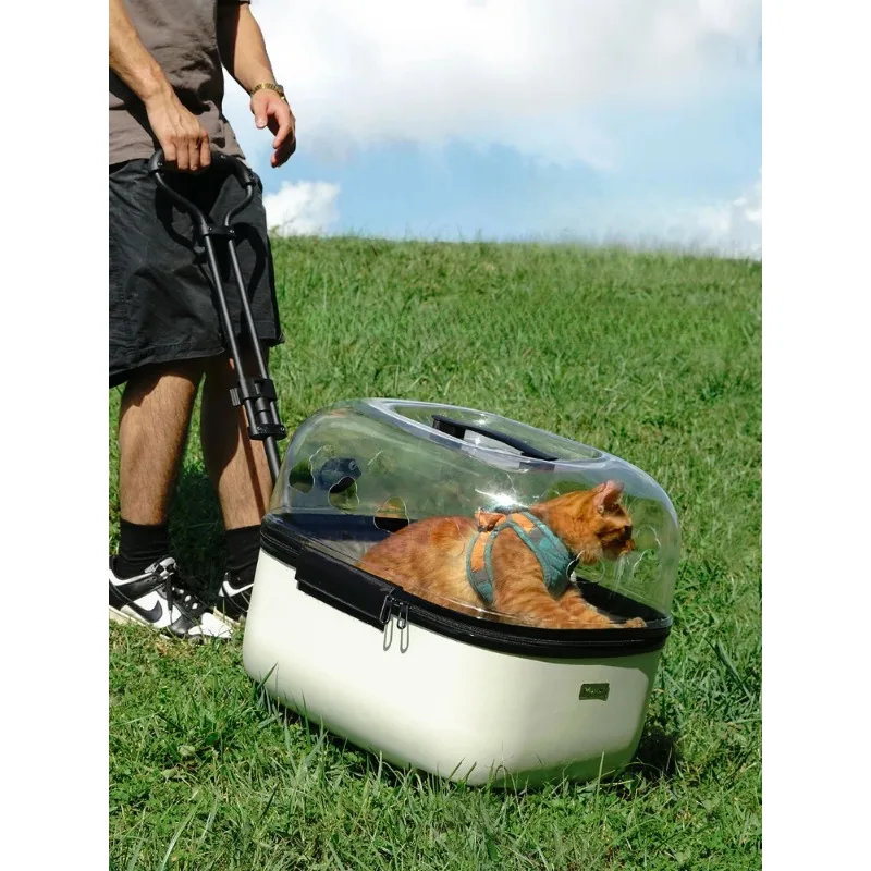 Pet Stroller Cat Bag Trolley Box Dog Travel Suitcase Large Space Carrying Transportor Cats Luggage Pet Carriers Products
Pet Stroller Cat Bag Trolley Box Dog Travel Suitcase Large Space Carrying Transportor Cats Luggage Pet Carriers Products