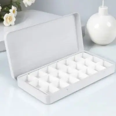 1Set Watercolor Box Metal Storage Case Empty Palette with Plastic Pans Lightweight Portable for Acrylic Watercolor Paint Artist
1Set Watercolor Box Metal Storage Case Empty Palette with Plastic Pans Lightweight Portable for Acrylic Watercolor Paint Artist