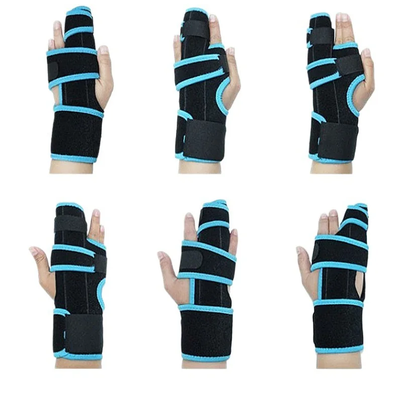 Finger Splint Wrist Guard Belt Double Finger protecter Aluminum Finger Brace Support for Broken Fingers Arthritis Tendonitis
Finger Splint Wrist Guard Belt Double Finger protecter Aluminum Finger Brace Support for Broken Fingers Arthritis Tendonitis