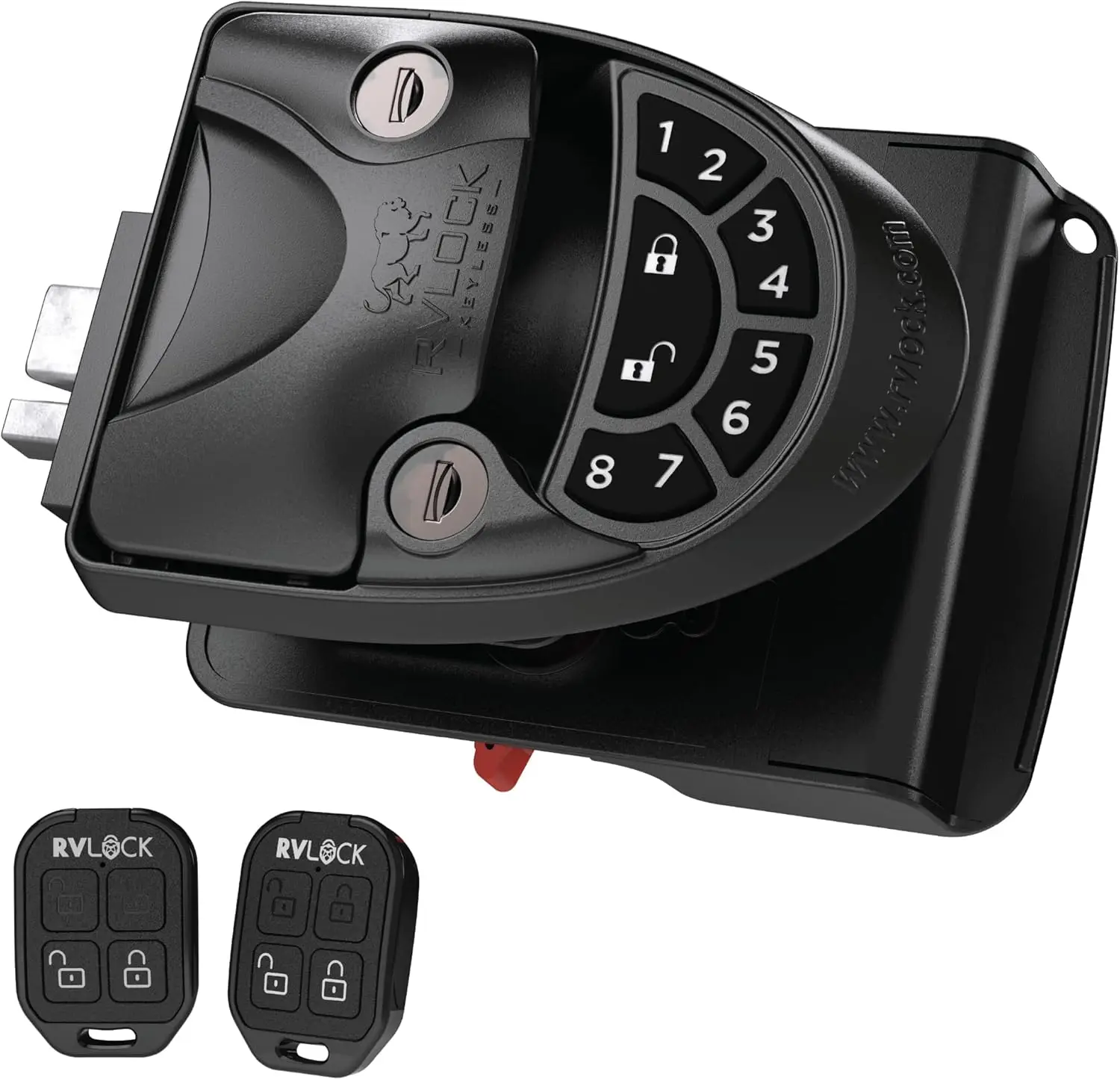 Premium Metal RV Door Lock with Keypad and Remote, Secure Keyless Entry for Trailers and Campers, Durable Replacement
Premium Metal RV Door Lock with Keypad and Remote, Secure Keyless Entry for Trailers and Campers, Durable Replacement