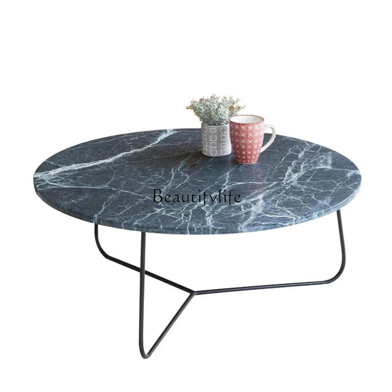 Nordic Natural Marble Coffee Table Round Living Room Home Small Apartment Coffee Table
Nordic Natural Marble Coffee Table Round Living Room Home Small Apartment Coffee Table