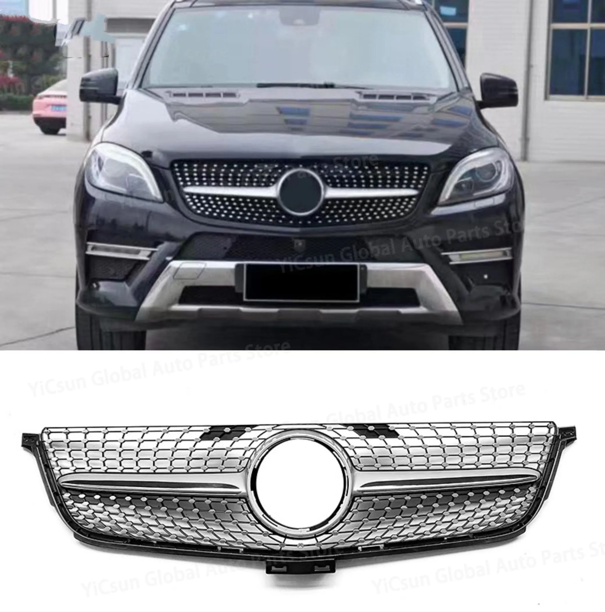 Front Bumper Grille Hood Tuning Racing Grill For Mercedes-Benz ML Class W166 ML300 ML320 ML350 ML40 ML450 2012-2015 ABS Grills
Front Bumper Grille Hood Tuning Racing Grill For Mercedes-Benz ML Class W166 ML300 ML320 ML350 ML40 ML450 2012-2015 ABS Grills