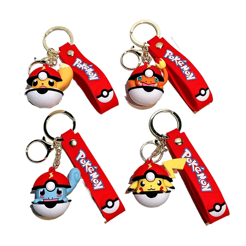 New Pokémon Pikachu Pocket Monsters Keychain and Pokémon Key Pendant Charmander Jenny Turtle Poké Ball Keychain Accessories 
New Pokémon Pikachu Pocket Monsters Keychain and Pokémon Key Pendant Charmander Jenny Turtle Poké Ball Keychain Accessories