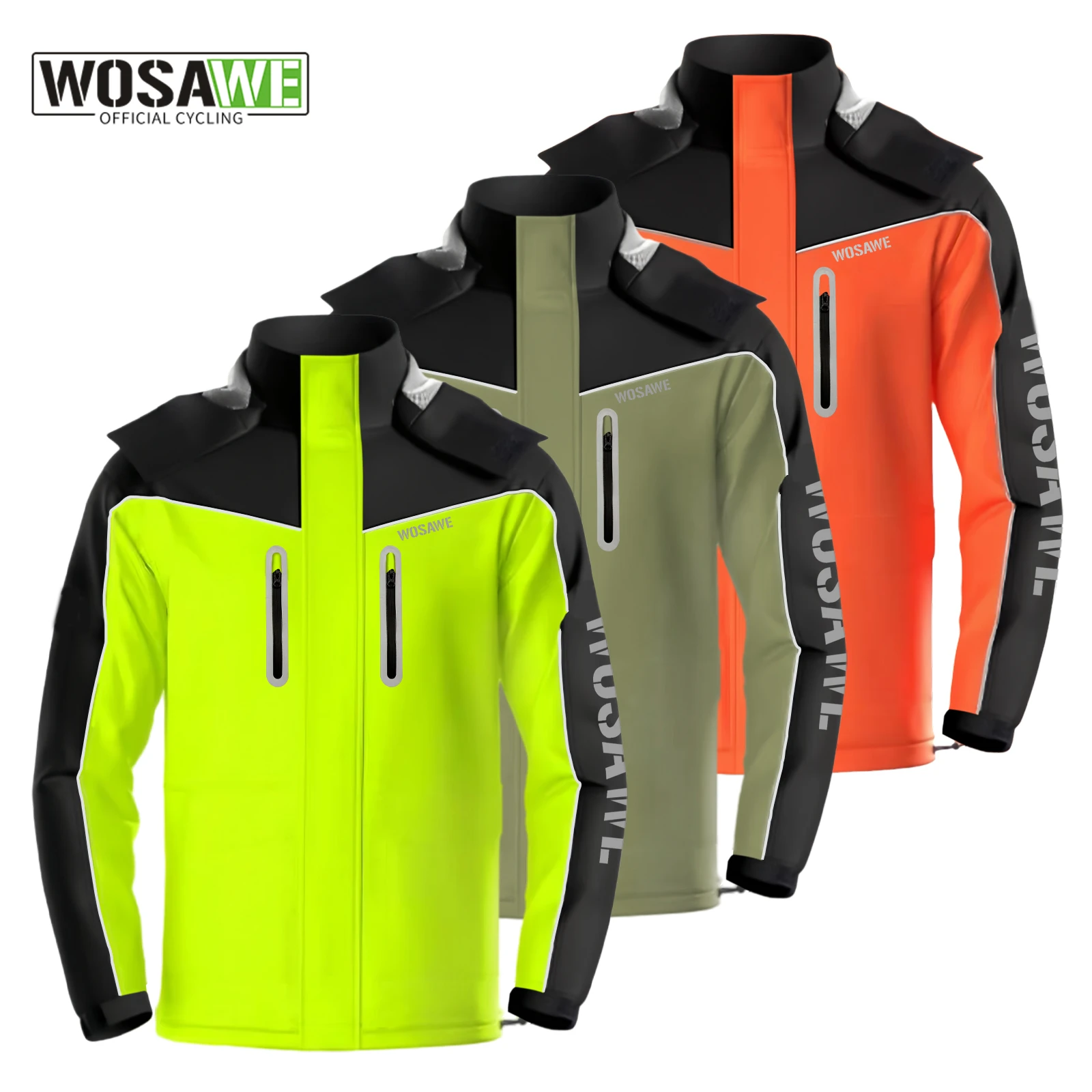WOSAWE Men Hiking Jacket Tactical Windproof Waterproof Jacket Hooded Rain Coats Camping Hunting Running Trekking Fishing Coat
WOSAWE Men Hiking Jacket Tactical Windproof Waterproof Jacket Hooded Rain Coats Camping Hunting Running Trekking Fishing Coat