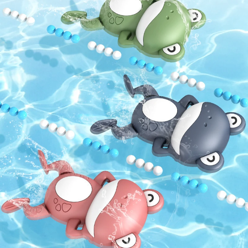 Summer Baby Bath Toys Cute Frogs Clockwork Bath Toy Swimming Bath Toy Bathroom Toys for Toddlers Chain Toys Bath Toy 0-3 Years
Summer Baby Bath Toys Cute Frogs Clockwork Bath Toy Swimming Bath Toy Bathroom Toys for Toddlers Chain Toys Bath Toy 0-3 Years
