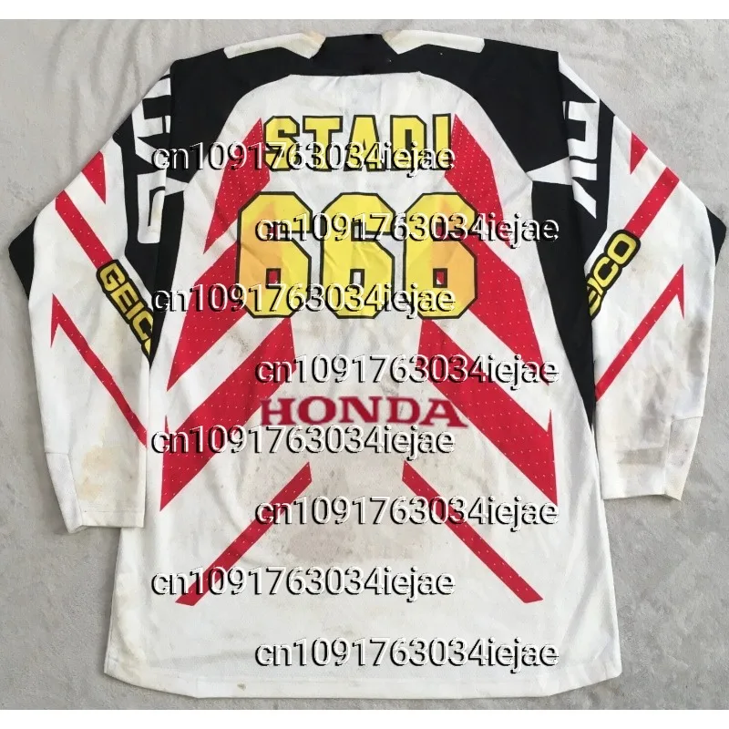 Летняя мото-велосипедная форма для мужчин и женщин, энтузиасты гонок на мотоциклах HHonda, футболка с длинными рукавами, дышащий трикотаж для мотокросса
Летняя мото-велосипедная форма для мужчин и женщин, энтузиасты гонок на мотоциклах HHonda, футболка с длинными рукавами, дышащий трикотаж для мотокросса