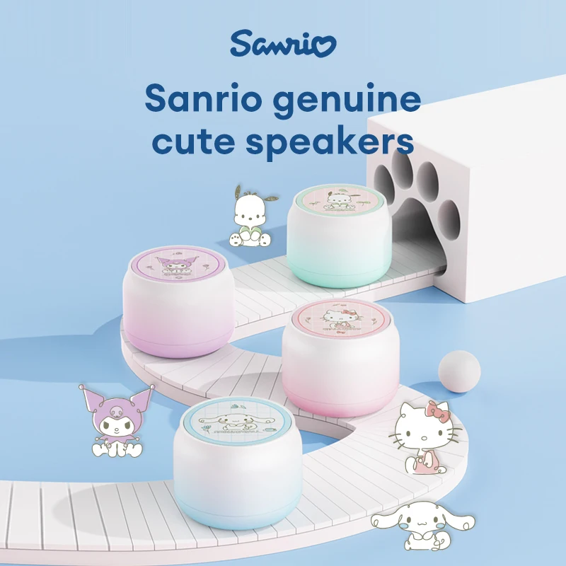 Sanrio беспроводной Bluetooth-динамик аниме Kawaii градиент Ins милый Hello Kitty мини портативный настольный динамик подарки на день рождения
Sanrio беспроводной Bluetooth-динамик аниме Kawaii градиент Ins милый Hello Kitty мини портативный настольный динамик подарки на день рождения