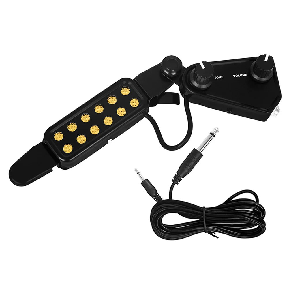 Folk Guitar Pickup Adjustable Volume Acoustic Magnetic Transducer with Cable Easy Setup Clear Sound Guitar Instrument
Folk Guitar Pickup Adjustable Volume Acoustic Magnetic Transducer with Cable Easy Setup Clear Sound Guitar Instrument