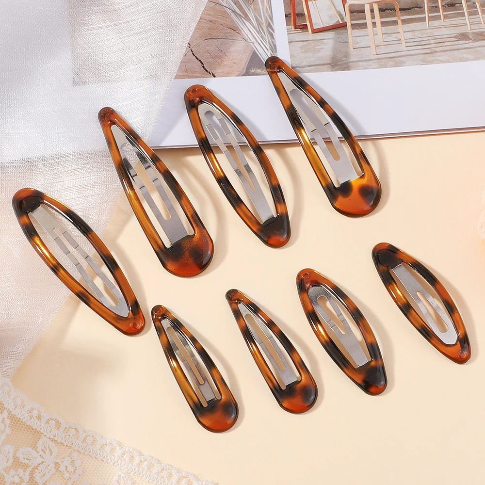 New Fashion Leopard Print Hairpins for Women Girls Korean Style Vintage Oval BB Clip Bangs Hairclips Barrettes Hair Accessories
New Fashion Leopard Print Hairpins for Women Girls Korean Style Vintage Oval BB Clip Bangs Hairclips Barrettes Hair Accessories