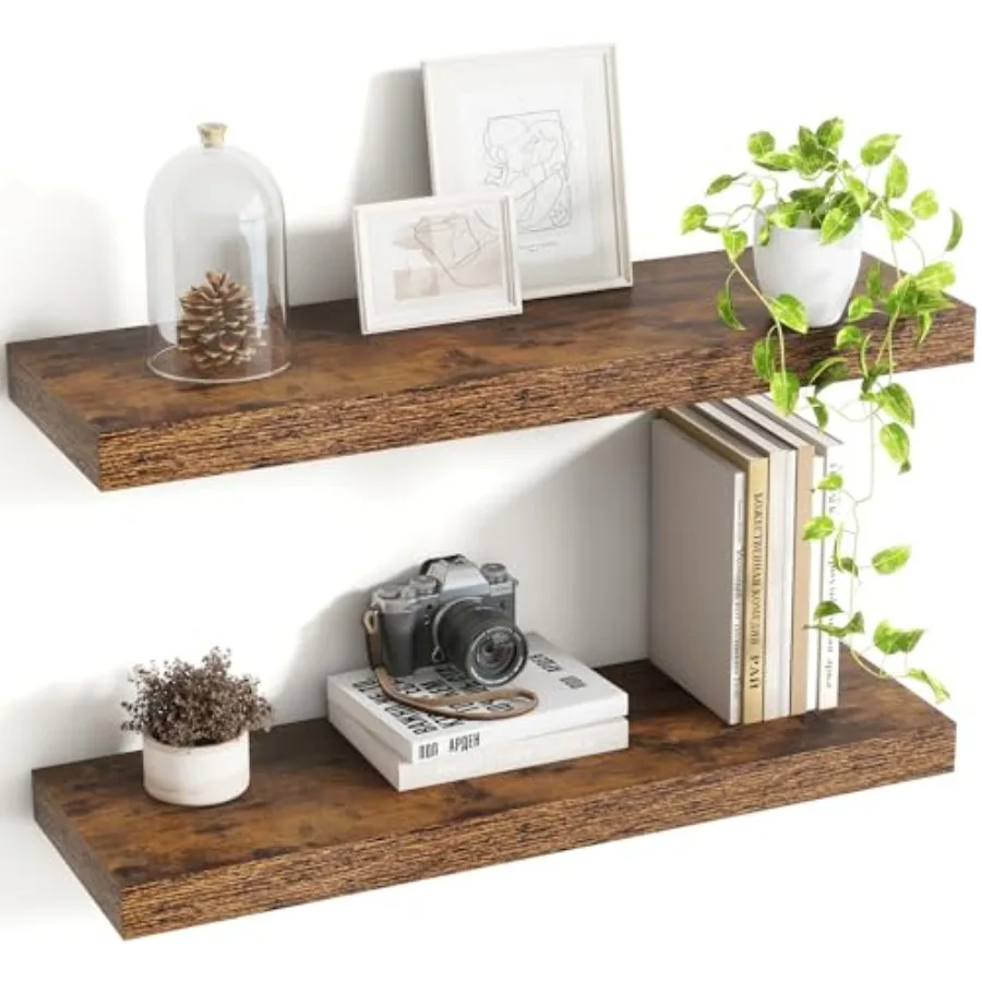 24 Inch Floating Shelves, 8 Inch Deep Floating Shelves for Wall, Hanging Shelf with Invisible Brackets, Deep Shelves for Bathro
24 Inch Floating Shelves, 8 Inch Deep Floating Shelves for Wall, Hanging Shelf with Invisible Brackets, Deep Shelves for Bathro