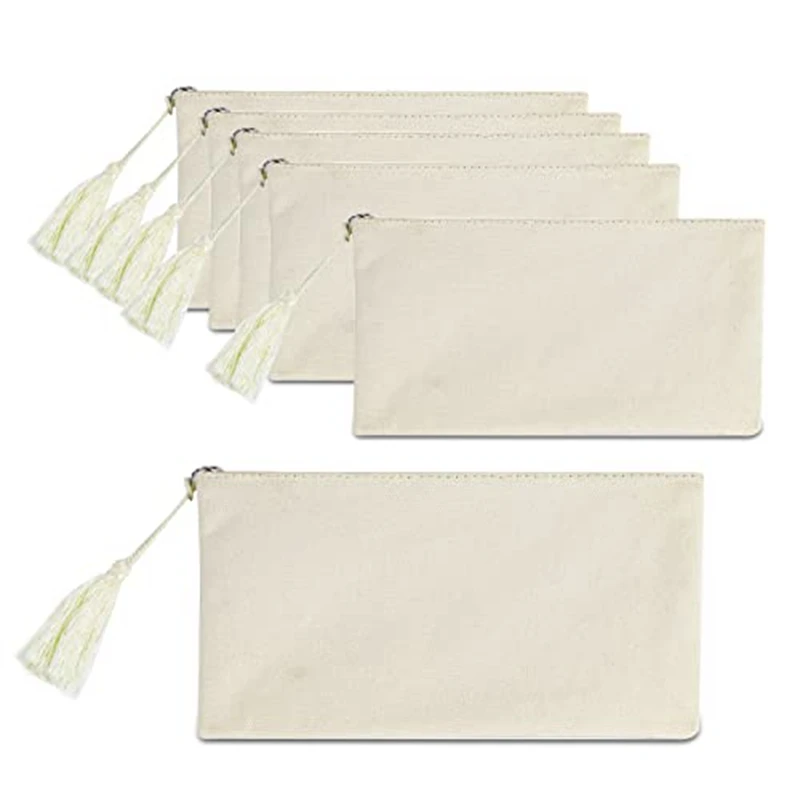6 PCS Blank Makeup Bags Pocket Cosmetic Bag Pouch Bulk Cosmetic Bag (Beige 8.5 X 5.1 Inch)
6 PCS Blank Makeup Bags Pocket Cosmetic Bag Pouch Bulk Cosmetic Bag (Beige 8.5 X 5.1 Inch)