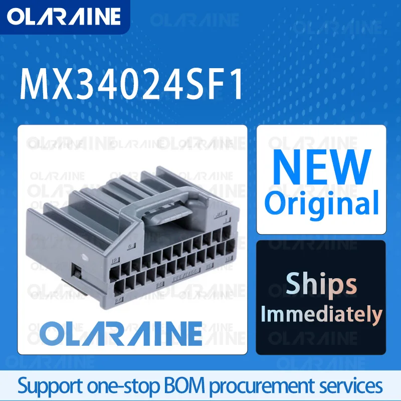 20/50/100Pcs MX34024SF1 100% brand new and original IC chip Automotive connectors 24 Position 3 A 
20/50/100Pcs MX34024SF1 100% brand new and original IC chip Automotive connectors 24 Position 3 A