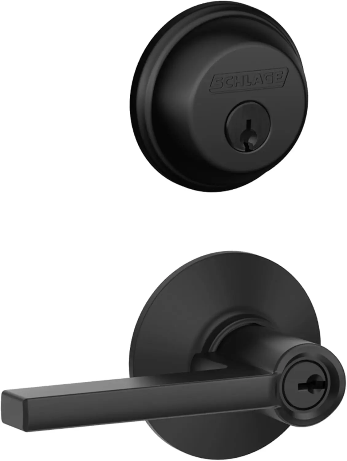 Matte Black Single Cylinder Deadbolt with Keyed Entry Lever for Enhanced Home Security
Matte Black Single Cylinder Deadbolt with Keyed Entry Lever for Enhanced Home Security