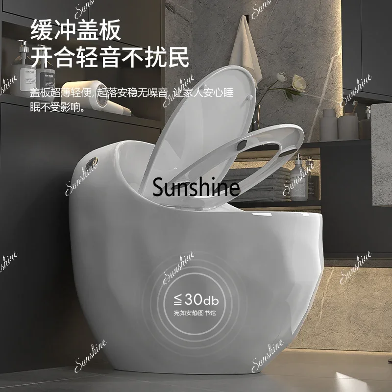 Household gray toilet creative color toilet siphon high impulse mute
Household gray toilet creative color toilet siphon high impulse mute