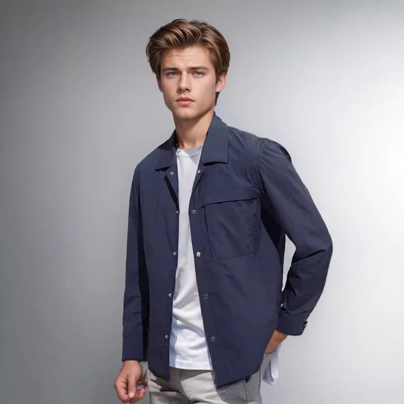New2024Spring and Autumn Jacket Solid Color Large Pocket Independent Stand Tooling Style Coat
New2024Spring and Autumn Jacket Solid Color Large Pocket Independent Stand Tooling Style Coat