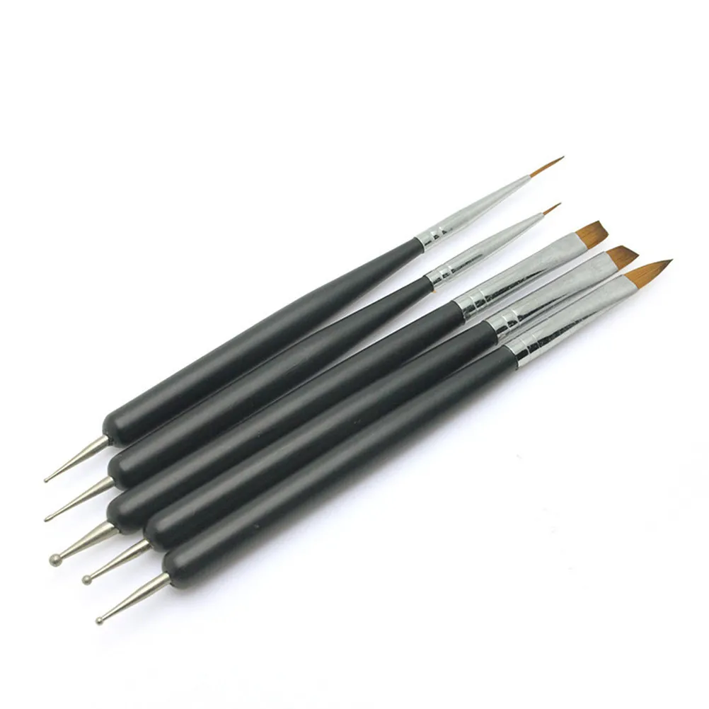 5Pcs Nail Art Drill Pen Dual End Dotting Brush Tool for Manicure Design Fine Detail Work Professional Personal Use Compact
5Pcs Nail Art Drill Pen Dual End Dotting Brush Tool for Manicure Design Fine Detail Work Professional Personal Use Compact