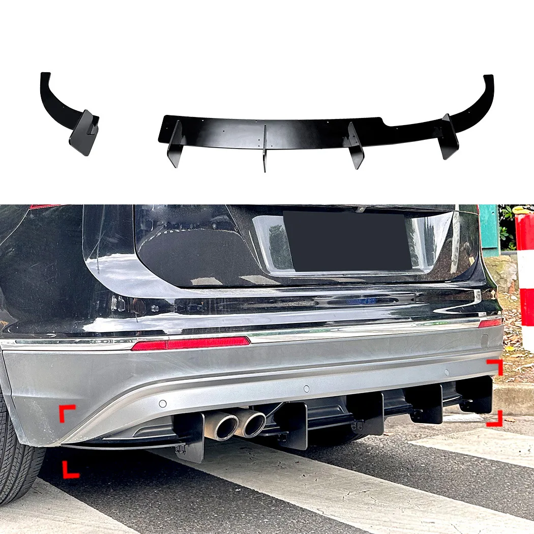 Car Rear Bumper Diffuser Lip Splitters Spoiler Rear Bumper Protector Guard For Volkswagen Tiguan MK2 2021-2023 Standard Edition
Car Rear Bumper Diffuser Lip Splitters Spoiler Rear Bumper Protector Guard For Volkswagen Tiguan MK2 2021-2023 Standard Edition