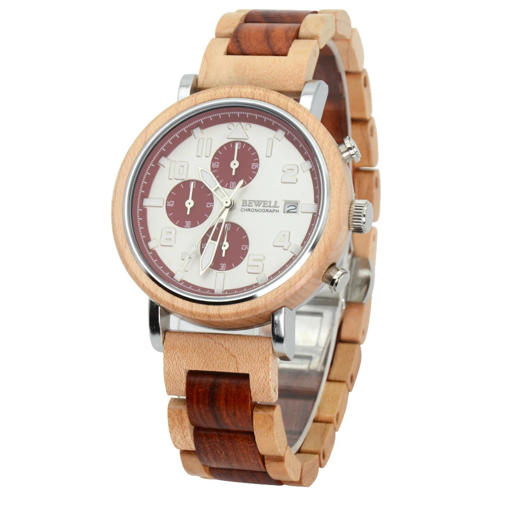 Wood Stainless Steel Combined Men Wristwatch Chronograph Military Quartz Dual Display Fold Clasp Luxury Watch
Wood Stainless Steel Combined Men Wristwatch Chronograph Military Quartz Dual Display Fold Clasp Luxury Watch