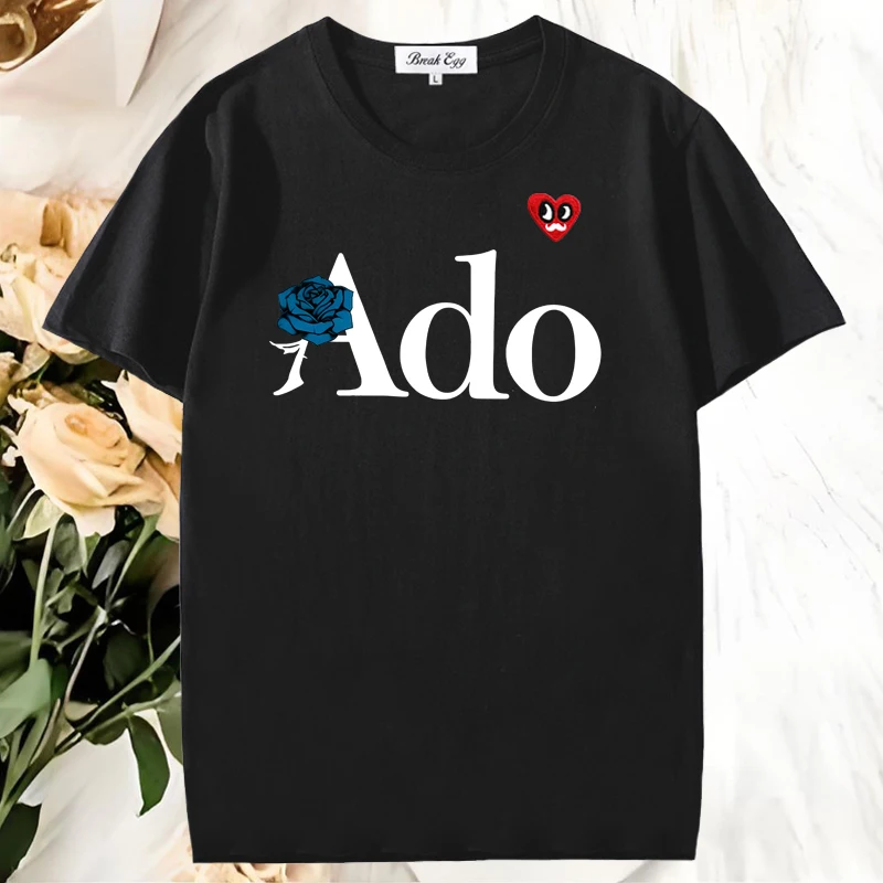 Женская футболка Ado Wish Album с буквенным рисунком, красные глаза, борода, сердце, вышивка, хлопковая прямая летняя футболка с круглым вырезом и короткими рукавами
Женская футболка Ado Wish Album с буквенным рисунком, красные глаза, борода, сердце, вышивка, хлопковая прямая летняя футболка с круглым вырезом и короткими рукавами
