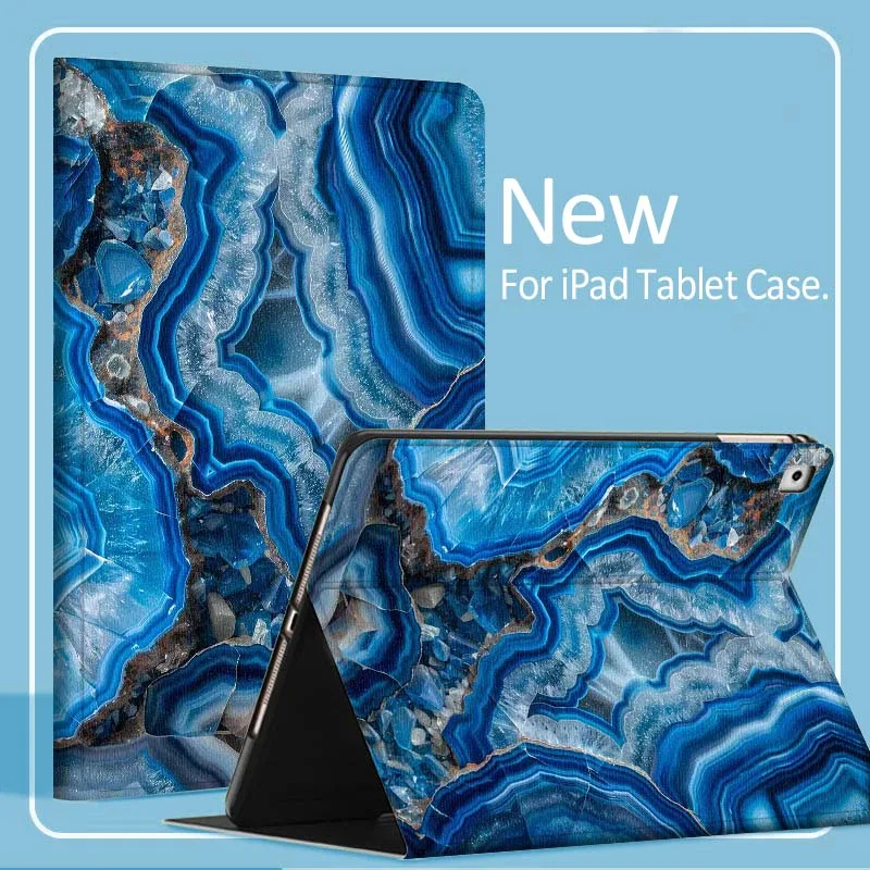 Blue Agate Stone Pattern Tablet Case For iPad Pro Air Mini 1 2 3 4 5 6 7 7th 8th 9th 10th 11th 10.2 9.7 10.5 10.9 11 2024 2025
Blue Agate Stone Pattern Tablet Case For iPad Pro Air Mini 1 2 3 4 5 6 7 7th 8th 9th 10th 11th 10.2 9.7 10.5 10.9 11 2024 2025