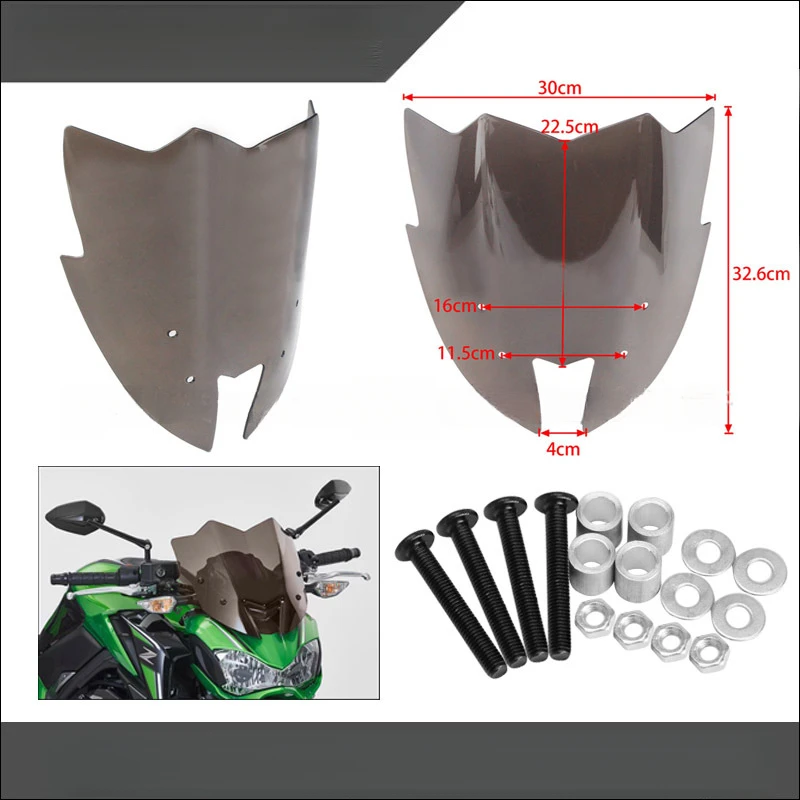 Motorcycle Modified Front Windshield Suitable for Kawasaki Z 900 BJ 17-19 Windscreen
Motorcycle Modified Front Windshield Suitable for Kawasaki Z 900 BJ 17-19 Windscreen