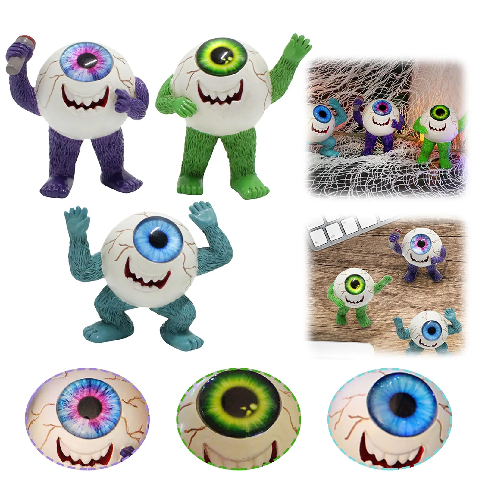 Eyeball Monster Ornament Eyeball Horror Scary Halloween Cosplay Decoration Party Haunted Decoration Kids Toys Horror Gifts
Eyeball Monster Ornament Eyeball Horror Scary Halloween Cosplay Decoration Party Haunted Decoration Kids Toys Horror Gifts