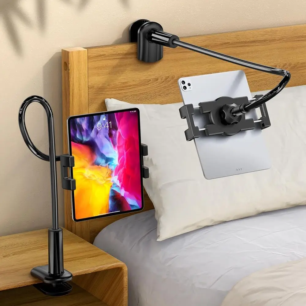 Adjustable Tablet Stand with Long Arm for 4.7-12.9 Devices - Compatible with iPad, Kindle, and Switch
Adjustable Tablet Stand with Long Arm for 4.7-12.9 Devices - Compatible with iPad, Kindle, and Switch