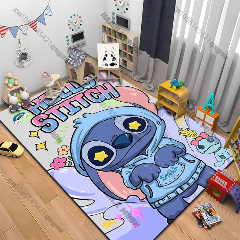 New Products Arrive! Disney Stitch Print Cartoon Rug Mat for Living Room Bedroom Game Room Entrance Hall Home Art Decor Rugs
New Products Arrive! Disney Stitch Print Cartoon Rug Mat for Living Room Bedroom Game Room Entrance Hall Home Art Decor Rugs