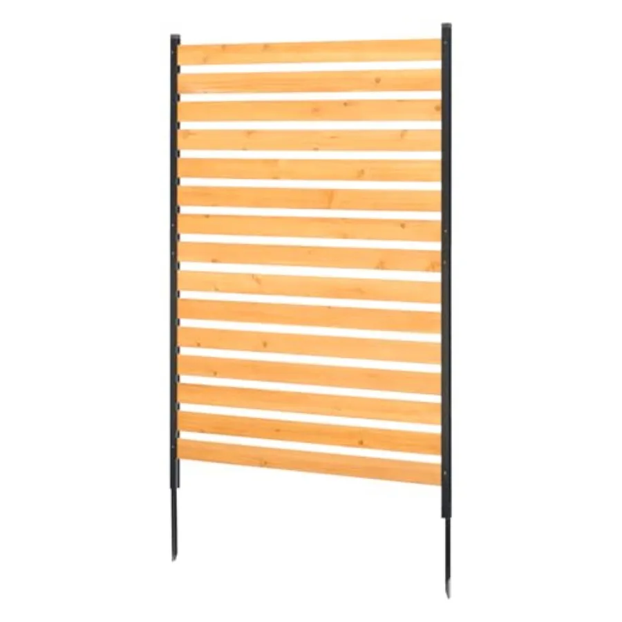 Wood Privacy Fence 39" W x 61" L 1-Panel Air Conditioner Fence Screen Pool Equipment Enclosure with Metal Stakes Easy DIY Insta
Wood Privacy Fence 39" W x 61" L 1-Panel Air Conditioner Fence Screen Pool Equipment Enclosure with Metal Stakes Easy DIY Insta
