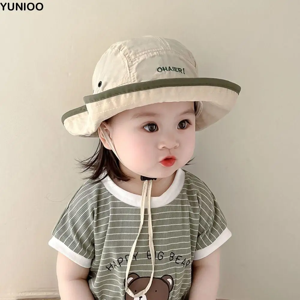 Ins Summer Baby Bucket Hat Quick-dry Korean Letter Children Sunhat UV Protection Outdoor Fisherman Hat Boys Girls
Ins Summer Baby Bucket Hat Quick-dry Korean Letter Children Sunhat UV Protection Outdoor Fisherman Hat Boys Girls