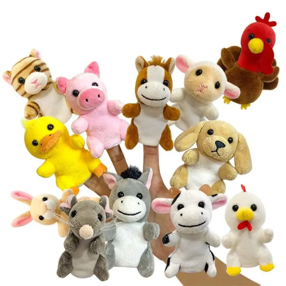 Farm Animal Finger Puppet Storytelling Role Play Animal Hand Puppet Educational Kawaii Puppets Plush Toy Teaching Shows
Farm Animal Finger Puppet Storytelling Role Play Animal Hand Puppet Educational Kawaii Puppets Plush Toy Teaching Shows