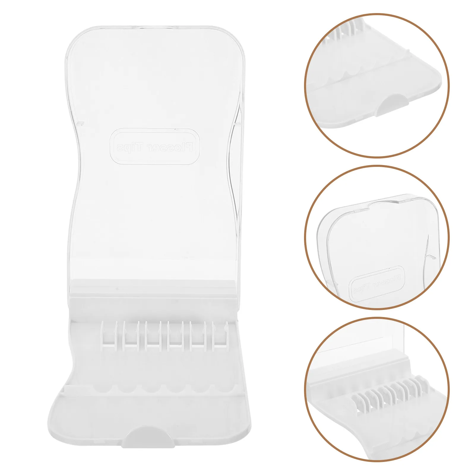 Water Flosser Tip Storage Case Transparent Window Dustproof Compact Organizer for Oral Irrigator Nozzles Travel Bathroom
Water Flosser Tip Storage Case Transparent Window Dustproof Compact Organizer for Oral Irrigator Nozzles Travel Bathroom