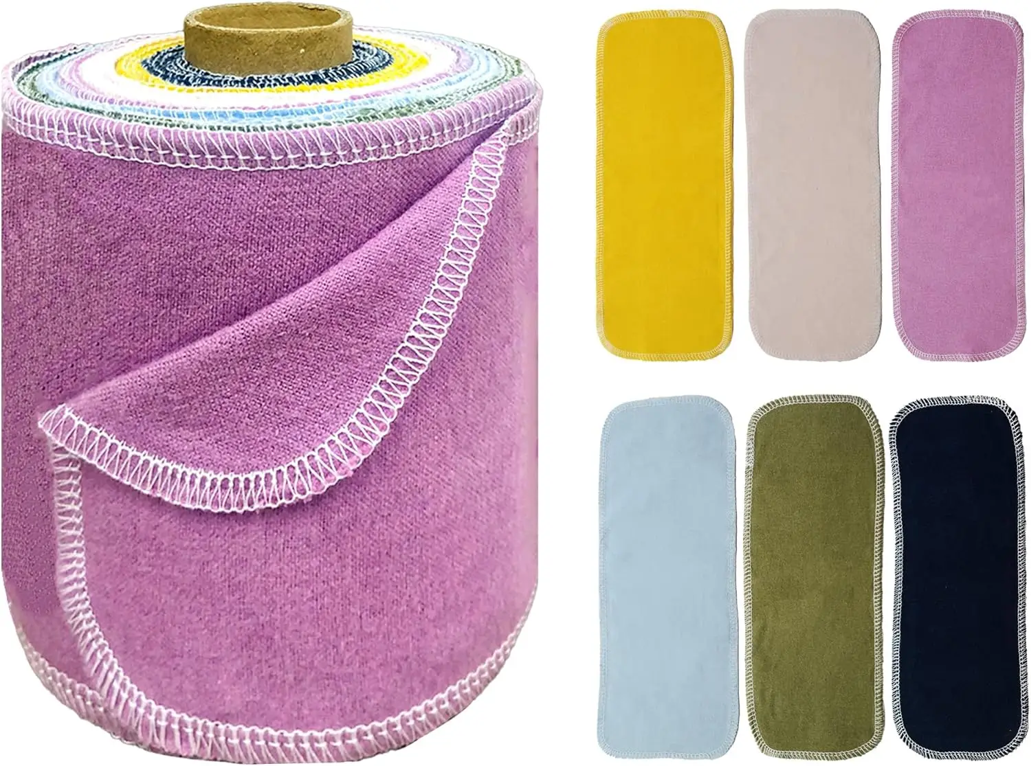 Reusable Toilet Paper - 30 Pack Washable Bidet Towels, 2-Sided Flannel Absorbent Cloth Wipes, Paperless Toilet Roll
Reusable Toilet Paper - 30 Pack Washable Bidet Towels, 2-Sided Flannel Absorbent Cloth Wipes, Paperless Toilet Roll