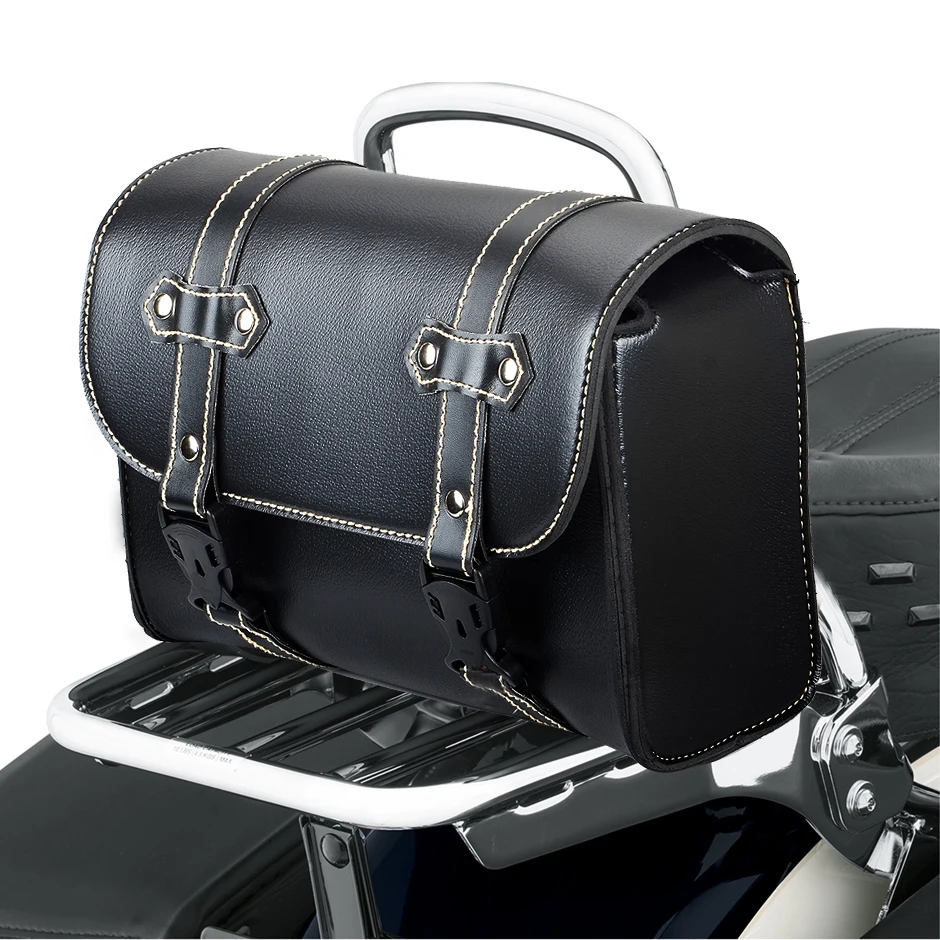 Universal Motorcycle Saddlebags Fork Bag Leather Handlebar Bag Sissy Bar Storage Tool for Kawasaki Suzuki Yamaha Sportster
Universal Motorcycle Saddlebags Fork Bag Leather Handlebar Bag Sissy Bar Storage Tool for Kawasaki Suzuki Yamaha Sportster