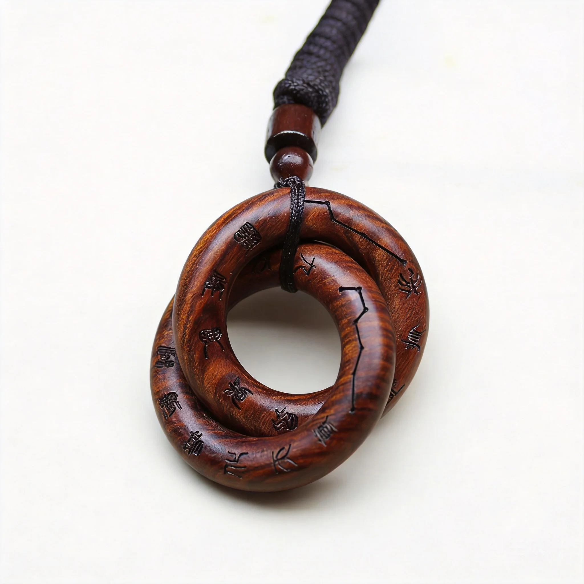 Engraved Thunder Struck Jujube Wood Yin Yang Rings Nine Words Mantra Chinese Lucky Amulet Blessing Good Fortune Pendant Car Hang
Engraved Thunder Struck Jujube Wood Yin Yang Rings Nine Words Mantra Chinese Lucky Amulet Blessing Good Fortune Pendant Car Hang
