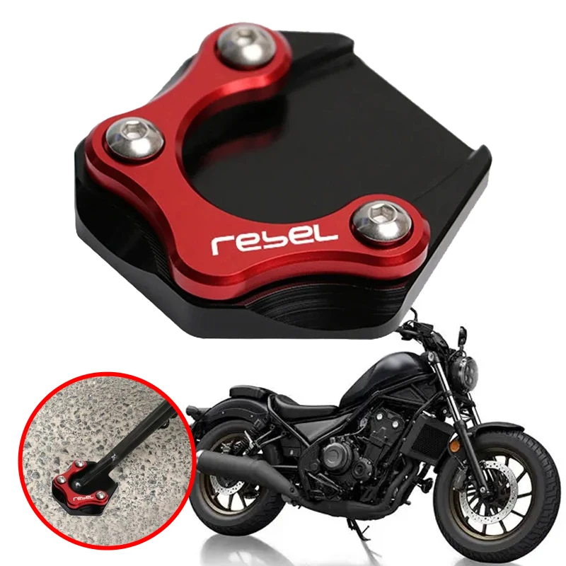 Motorcycle CNC Foot Side Stand Enlarger Extension Pad Fit For Honda rebel500 250 300 REBEL CMX300 CMX500 Kickstand Enlarge Plate
Motorcycle CNC Foot Side Stand Enlarger Extension Pad Fit For Honda rebel500 250 300 REBEL CMX300 CMX500 Kickstand Enlarge Plate