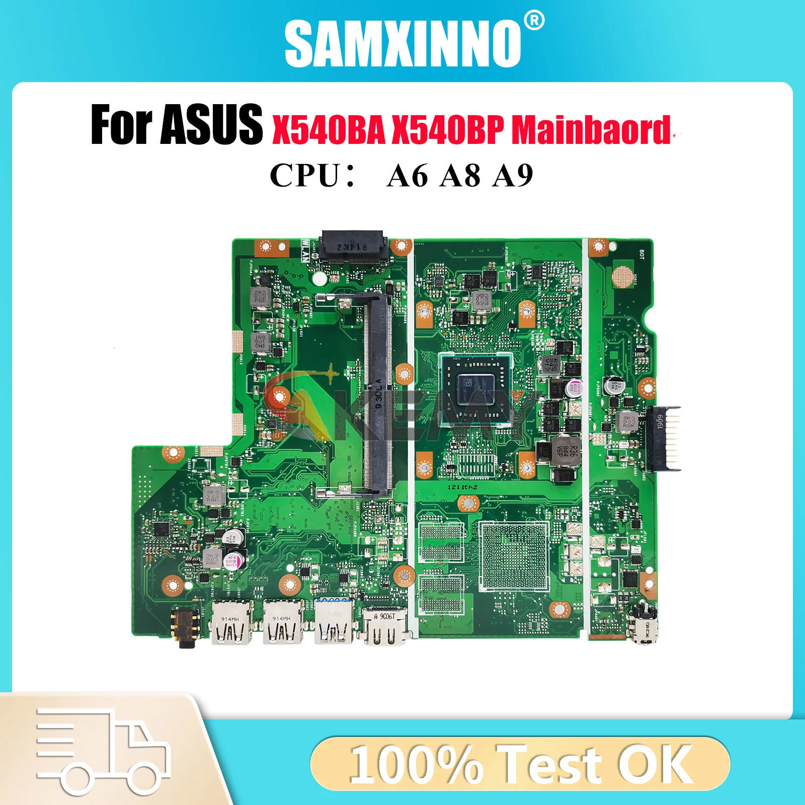 X540BP Материнская плата для ноутбука ASUS VivoBook A540B X540B F540B X540BP R540B X540BA D540B Материнская плата для ноутбука с процессором A6 A8 A9 stk
X540BP Материнская плата для ноутбука ASUS VivoBook A540B X540B F540B X540BP R540B X540BA D540B Материнская плата для ноутбука с процессором A6 A8 A9 stk