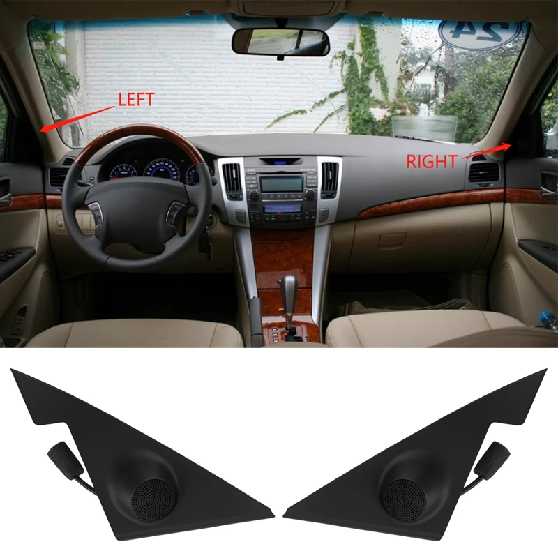 Car Tweeter Speaker Quadrant Cover LH RH For Hyundai Sonata NF 2008-2010 876503K510 876603K510-AU74
Car Tweeter Speaker Quadrant Cover LH RH For Hyundai Sonata NF 2008-2010 876503K510 876603K510-AU74