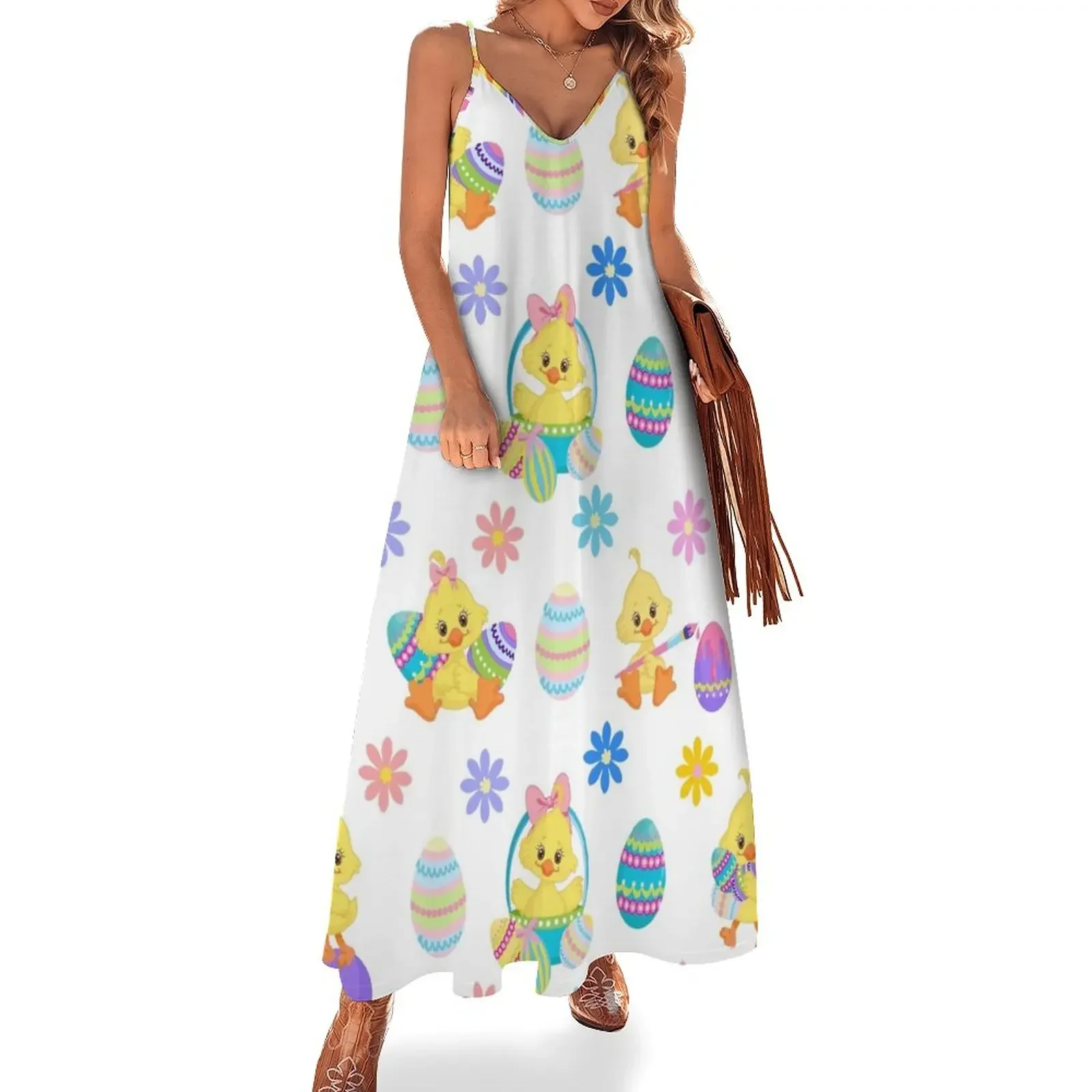 EASTER EGG PATTERN, EGG HUNT, EASTER BUNNY, HAPPY EASTER GIFT TSHIRT Sleeveless Dress chic and elegant woman dress Female dress
EASTER EGG PATTERN, EGG HUNT, EASTER BUNNY, HAPPY EASTER GIFT TSHIRT Sleeveless Dress chic and elegant woman dress Female dress