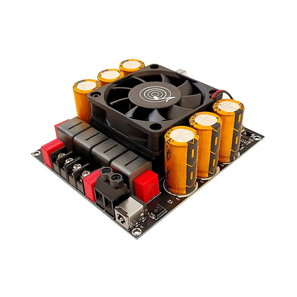 ZK-6002 DC 18-50V TPA3255 Pure Post Amplifier Board 600W+600W 2.0 Stereo With High And Low Frequency Modulation Amplifier
ZK-6002 DC 18-50V TPA3255 Pure Post Amplifier Board 600W+600W 2.0 Stereo With High And Low Frequency Modulation Amplifier