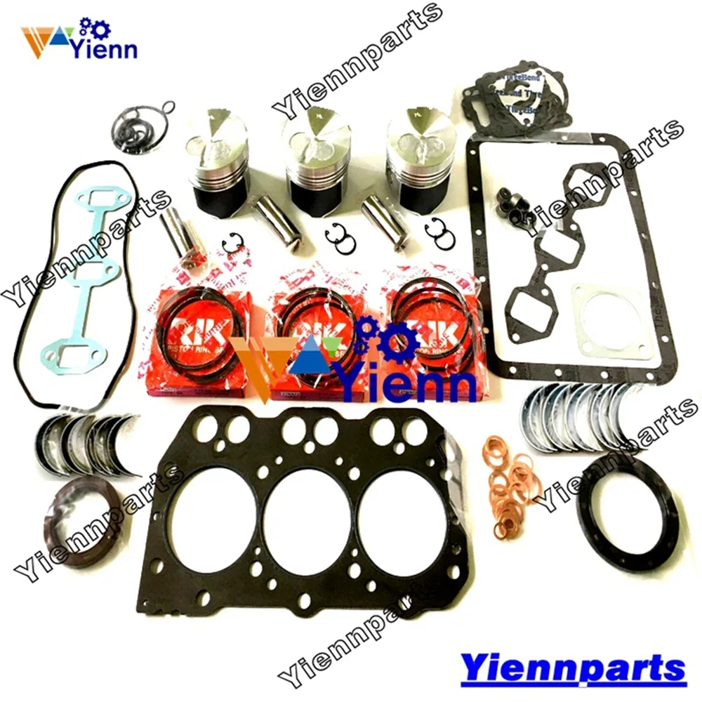 For Yanmar 3T72HA 3T84HA 3T84HA-F Overhaul Rebuild Kit Combine Diesel Engine Repair Parts John Deere 755 YM169 YM169D
For Yanmar 3T72HA 3T84HA 3T84HA-F Overhaul Rebuild Kit Combine Diesel Engine Repair Parts John Deere 755 YM169 YM169D