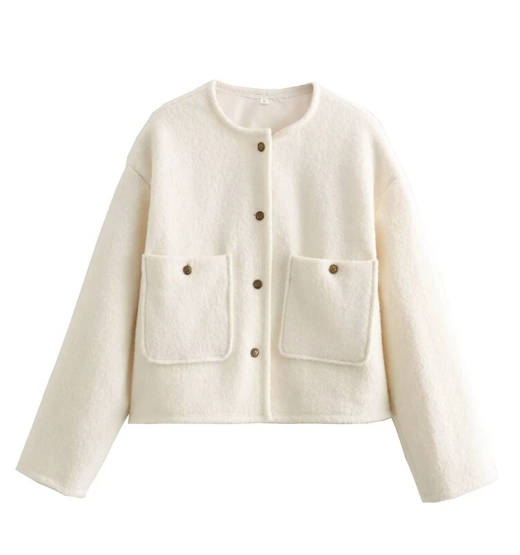 Fall Winter ort Version Women's Jaet 2023 oulder Drop Texture Surface Meter White Versatile Quali Sweet Sle Coat
Fall Winter ort Version Women's Jaet 2023 oulder Drop Texture Surface Meter White Versatile Quali Sweet Sle Coat