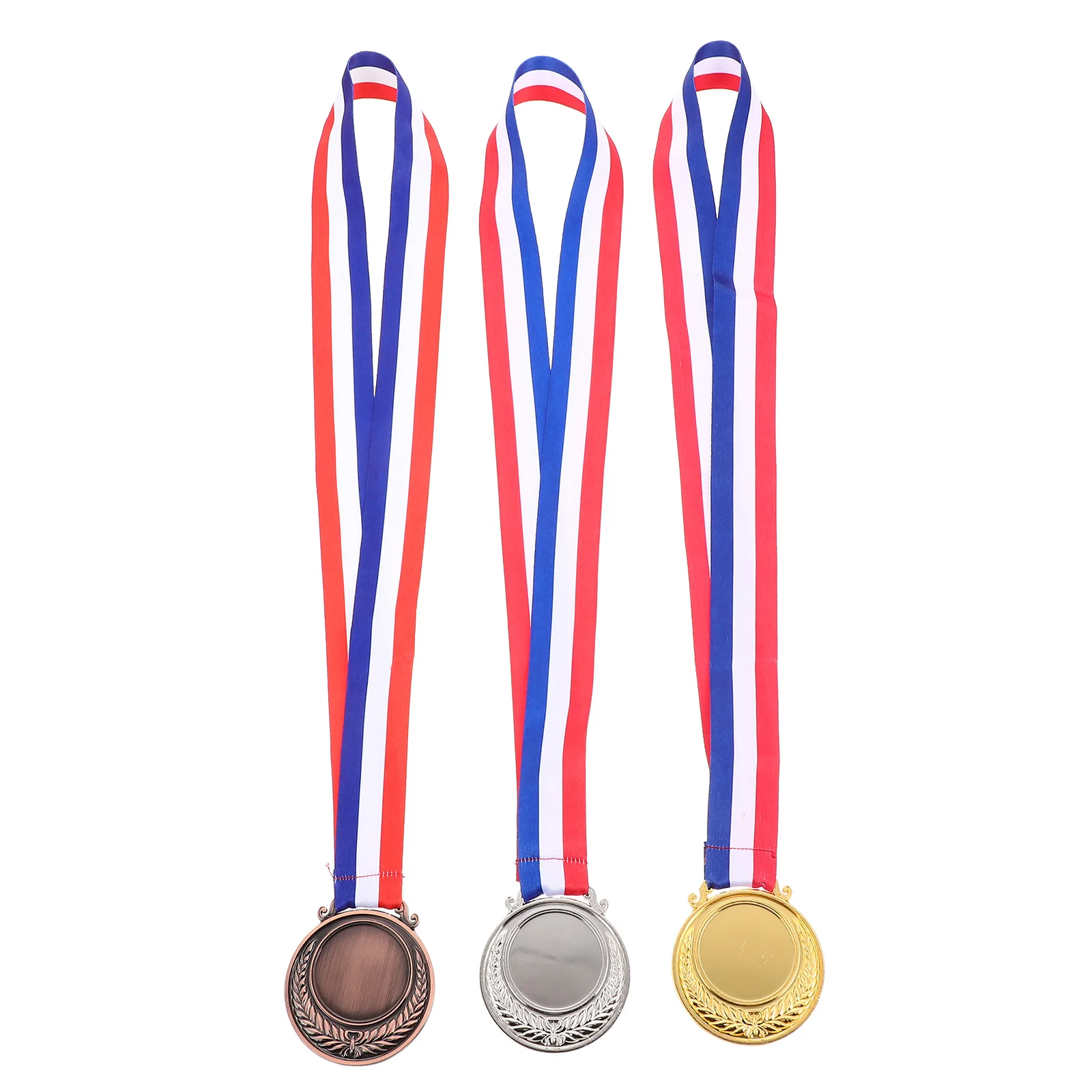 3 Pcs 6 5CM Gold Silver Bronze Metal Medals Blank Award Sports Events Reward Competition Prize Student Gifts Commemorative
3 Pcs 6 5CM Gold Silver Bronze Metal Medals Blank Award Sports Events Reward Competition Prize Student Gifts Commemorative