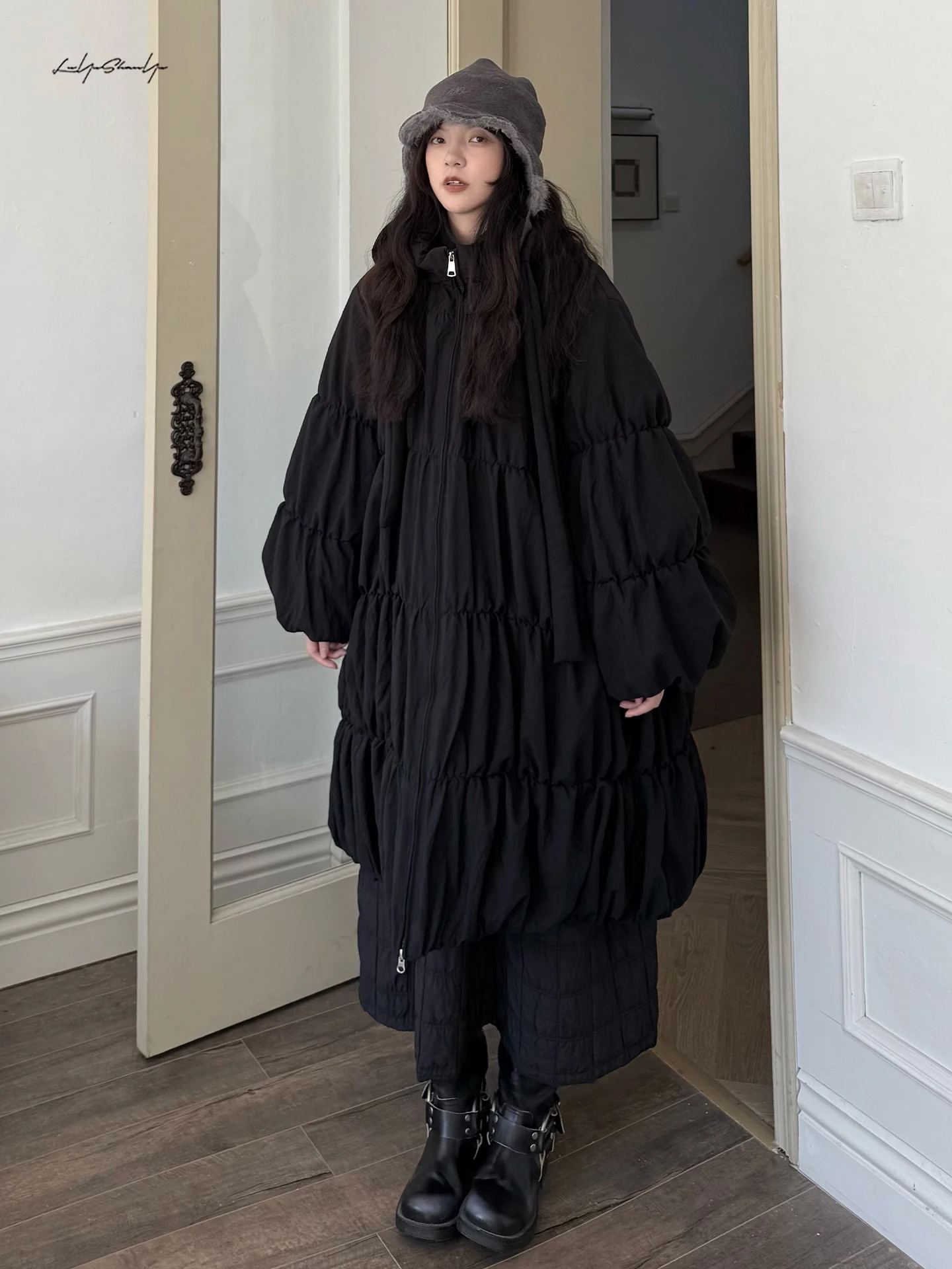 Land And Mountain Island Winter Thickened Hooded Jacket Versatile Loose Fit Cotton Outerwear Dark Color Small Audience
Land And Mountain Island Winter Thickened Hooded Jacket Versatile Loose Fit Cotton Outerwear Dark Color Small Audience