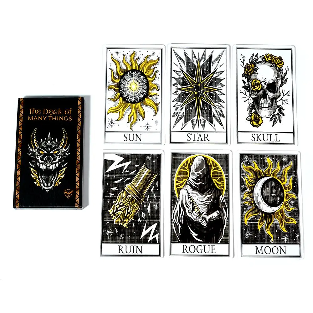 The Deck of Many Things Compatible W/ Dungeons and Dragons Fifth Edition Accessories D&D Gifts Fifth Edition Gift 10.3*6cm
The Deck of Many Things Compatible W/ Dungeons and Dragons Fifth Edition Accessories D&D Gifts Fifth Edition Gift 10.3*6cm