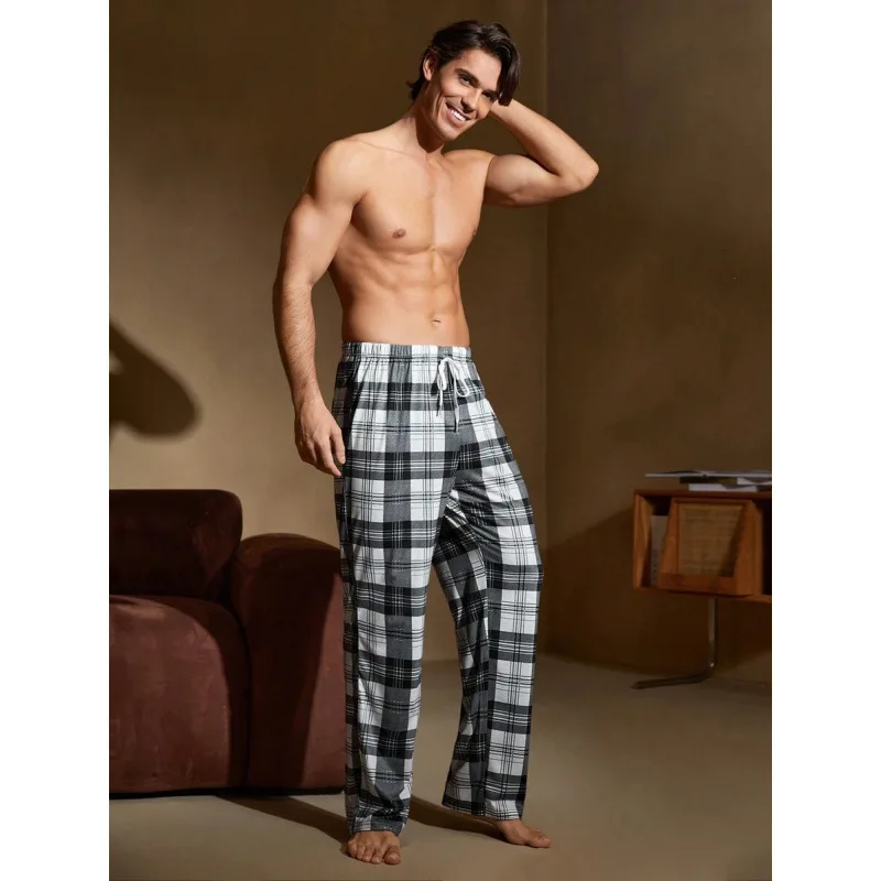 Cotton Plaid Sleep Pants Neutral Straight Leg Spring Summer Casual Trousers Comfortable Soft Fabric Men's Women's Pants
Cotton Plaid Sleep Pants Neutral Straight Leg Spring Summer Casual Trousers Comfortable Soft Fabric Men's Women's Pants