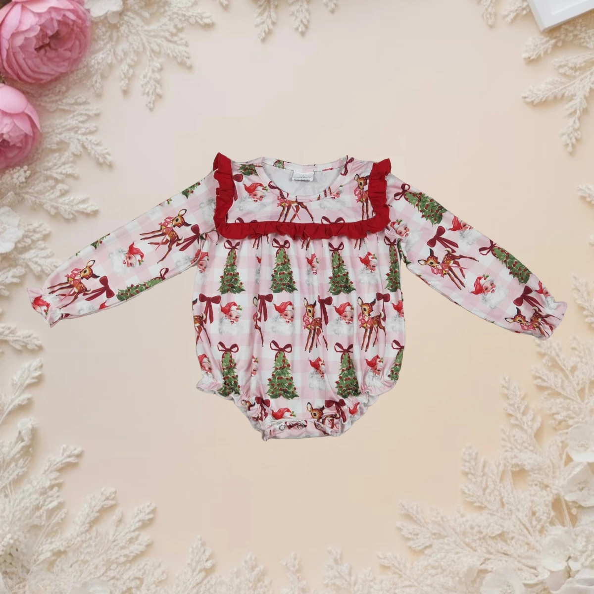 Newborn Baby Romper Autumn Crewneck Christmas Clothing Santa Trees Casual Loose Jumpsuits Toddler Infant Girl Cotton Playsuit
Newborn Baby Romper Autumn Crewneck Christmas Clothing Santa Trees Casual Loose Jumpsuits Toddler Infant Girl Cotton Playsuit
