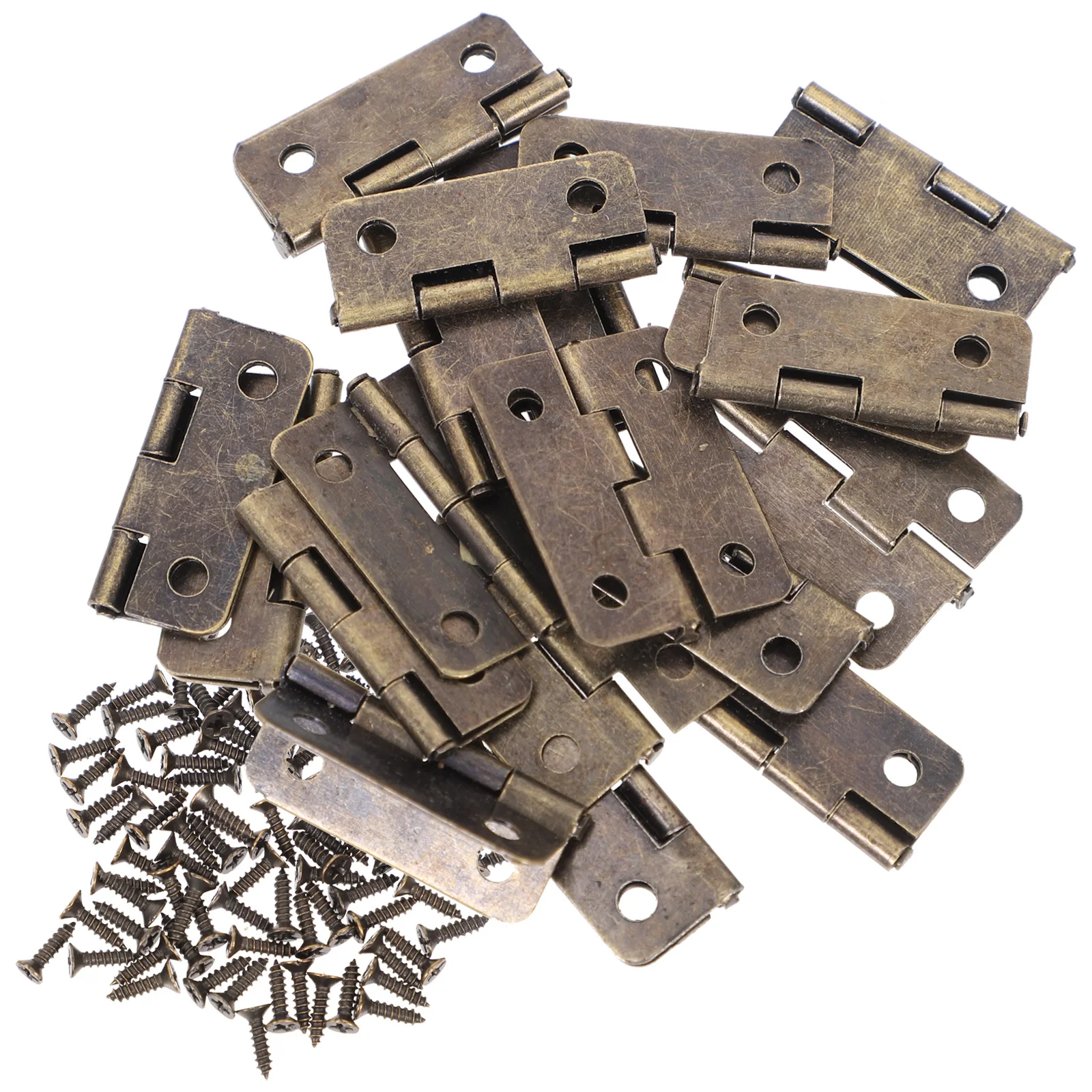 20pcs Mini Hinges 1 Inch Square Iron Small Hinges for Wooden Box Jewelry Chest DIY Craft Hardware Accessories Durable Not Rust
20pcs Mini Hinges 1 Inch Square Iron Small Hinges for Wooden Box Jewelry Chest DIY Craft Hardware Accessories Durable Not Rust