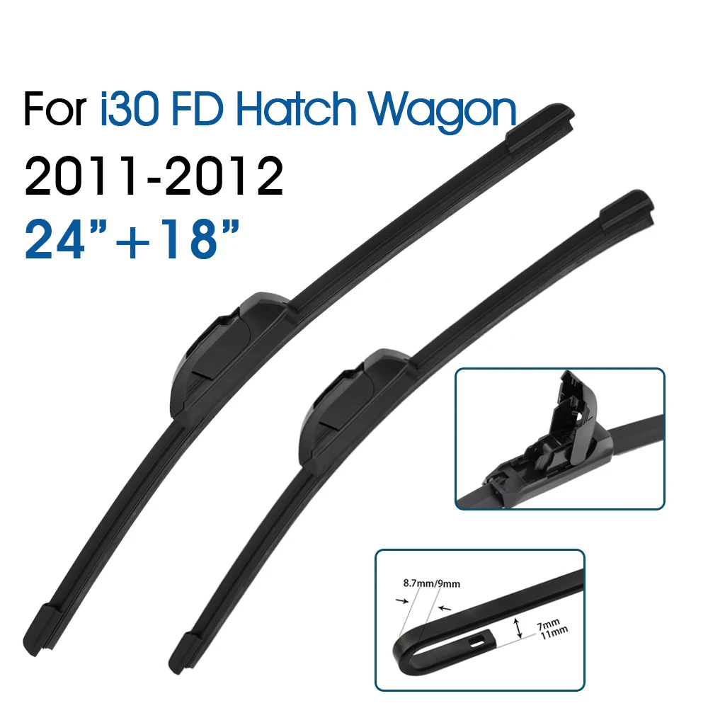 Car Wiper Front Window Windscreen Windshield Wiper Blades 24"+18" For Hyundai i30 FD HATCH Wagon 2011-2012 Auto Accessories
Car Wiper Front Window Windscreen Windshield Wiper Blades 24"+18" For Hyundai i30 FD HATCH Wagon 2011-2012 Auto Accessories