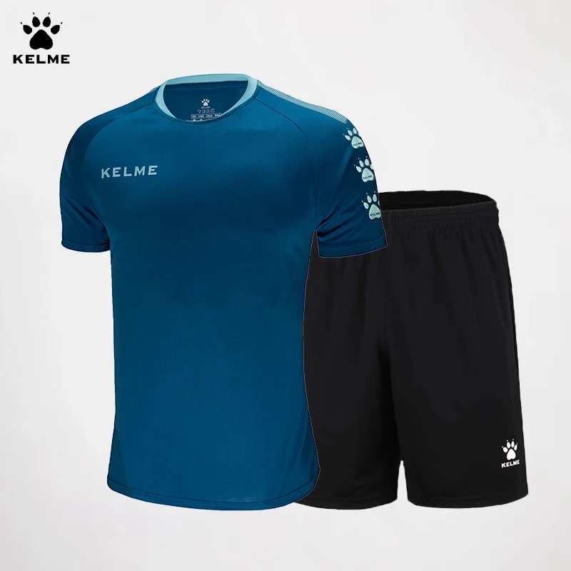 Kelme Comprehensive Training Sports Suit Men's Running Breathable Short Sleeved Shorts Football Match Training Suit Quick Drying
Kelme Comprehensive Training Sports Suit Men's Running Breathable Short Sleeved Shorts Football Match Training Suit Quick Drying